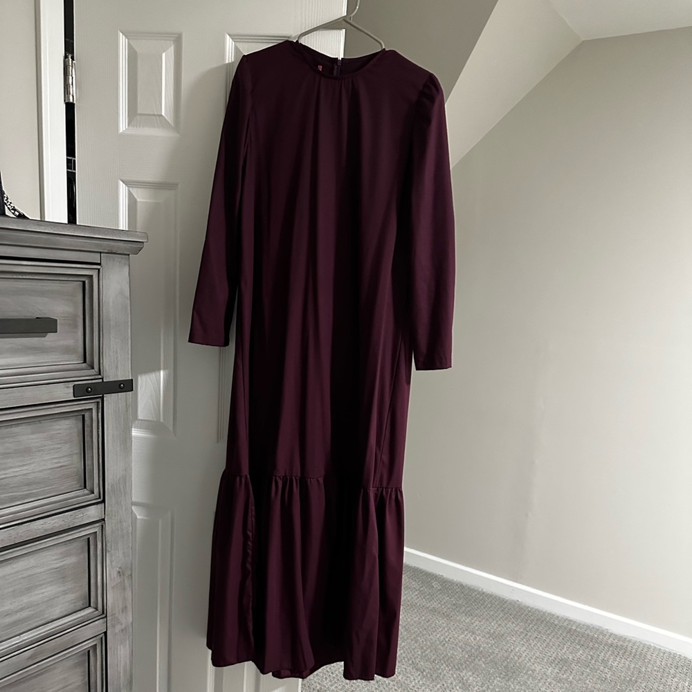 Long abaya maxi dress large